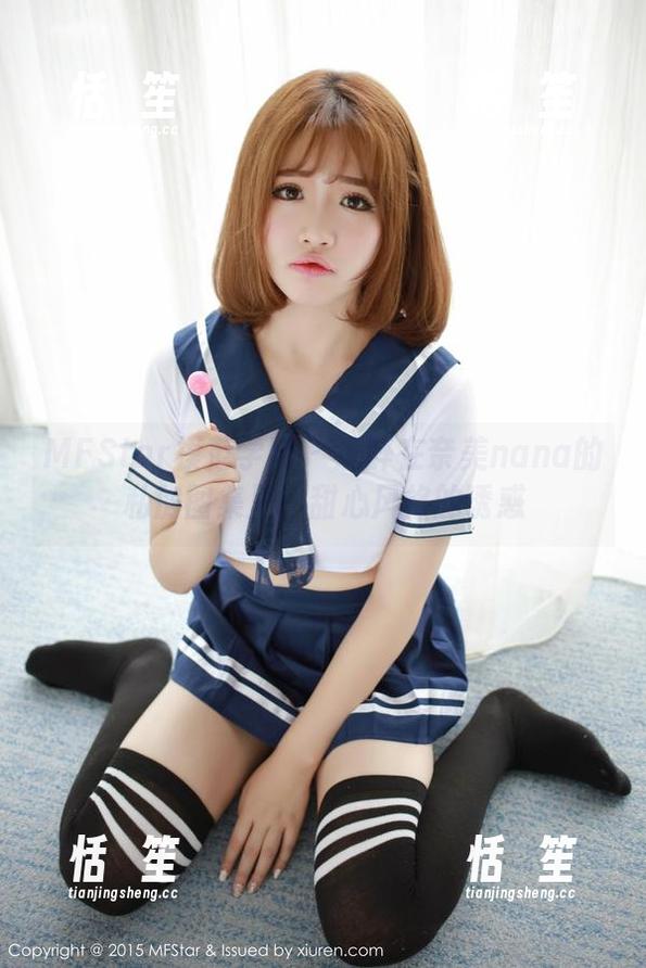 MFStar模范学院 – 沉醉在奈美nana的私房图集里，甜心风格的诱惑