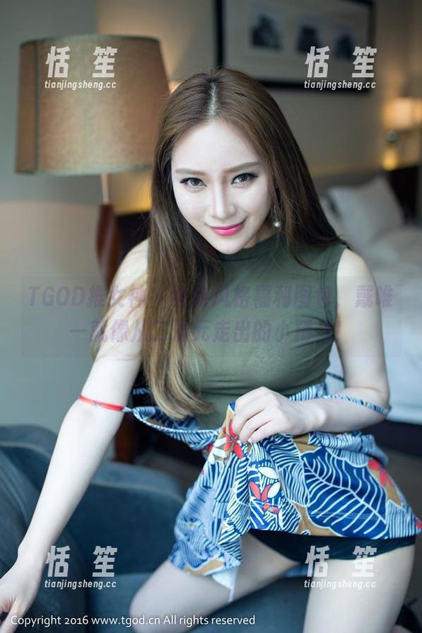 TGOD推女神-戴唯一 TGOD推女神 - 女仆风格福利图包,戴唯一就像从二次元走出的小精灵!