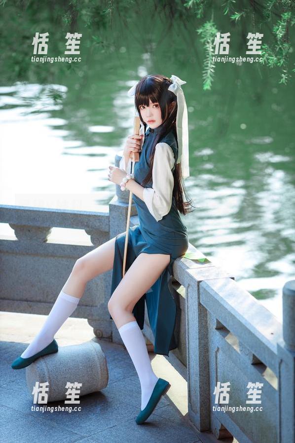 黑裙×妹抖，桜桃喵美图合集，看看她又在调皮啥！